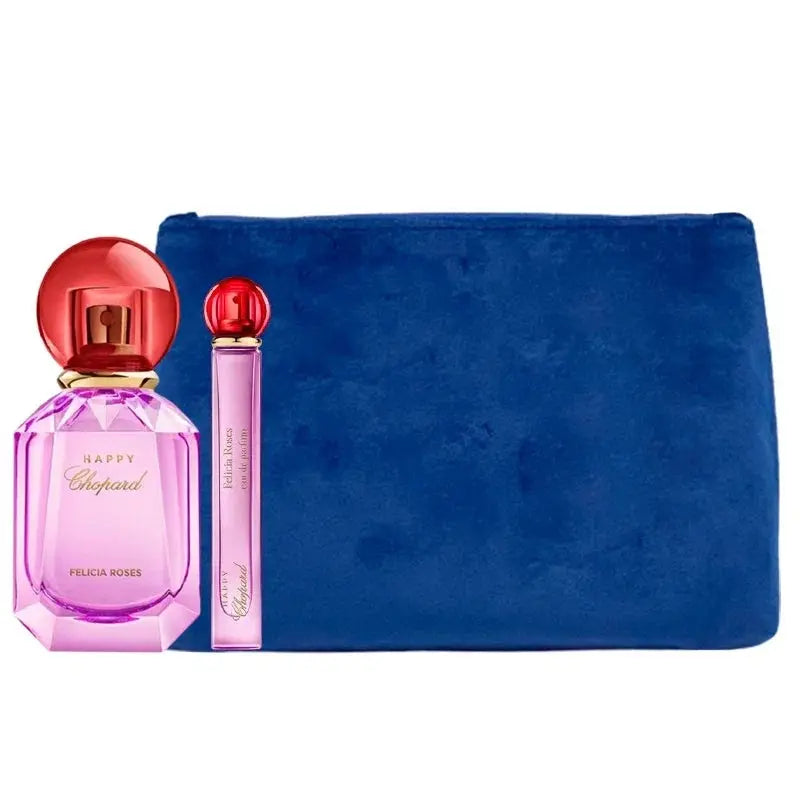 Set Chopard Happy Felicia Roses Eau de Parfum 100 ml, Eau de Parfum 10 ml si geanta tote Chopard Chopard