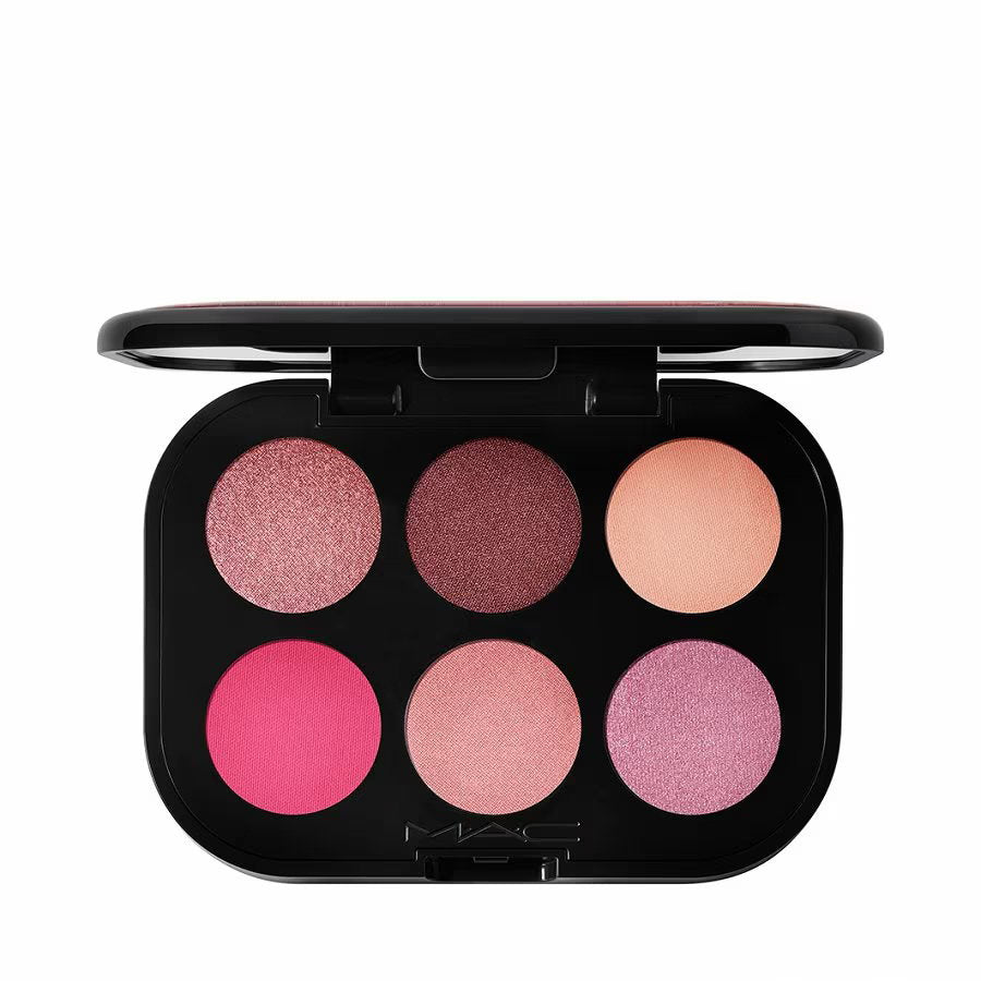 MAC Connect In Colour paleta farduri de pleoape Rose Lens, 6 nuante, 6,25 g
