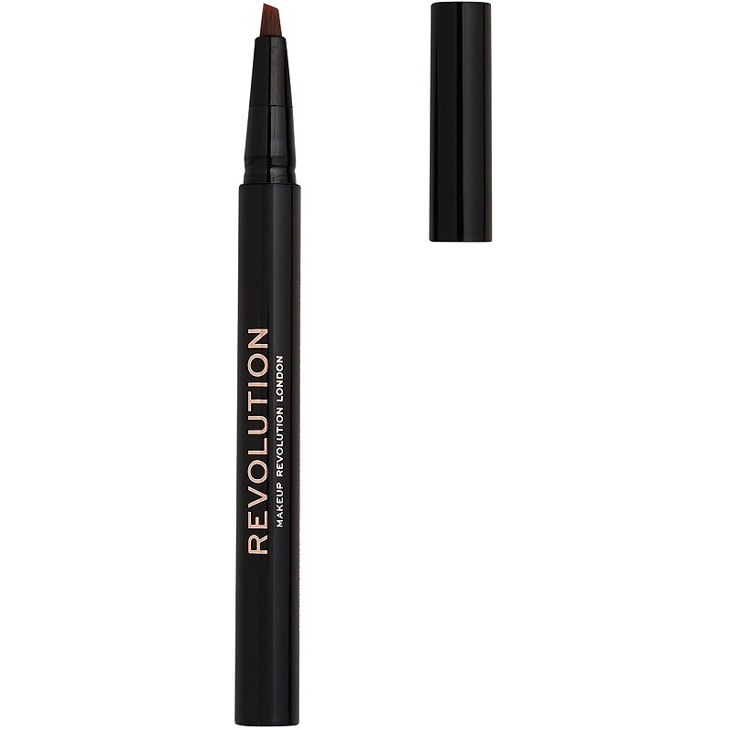 Makeup Revolution Bushy Brow creion de sprancene Ash Brown, 0.5 ml