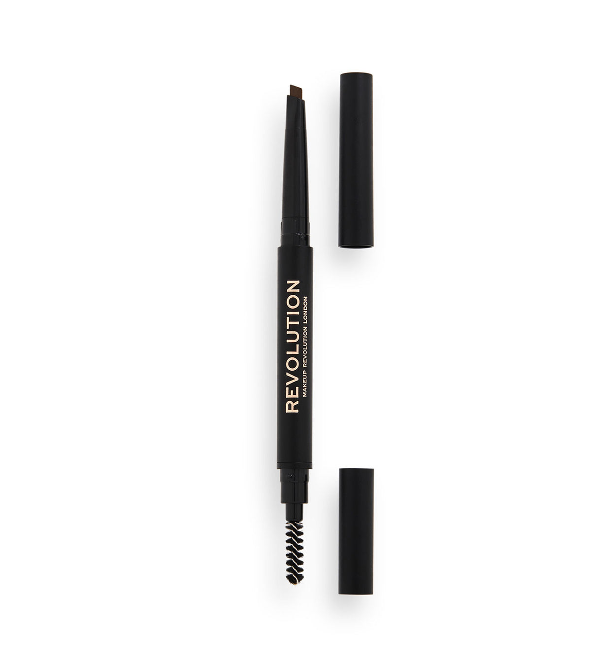 Makeup Revolution Duo Brow Definer creion de sprancene Medium Brown