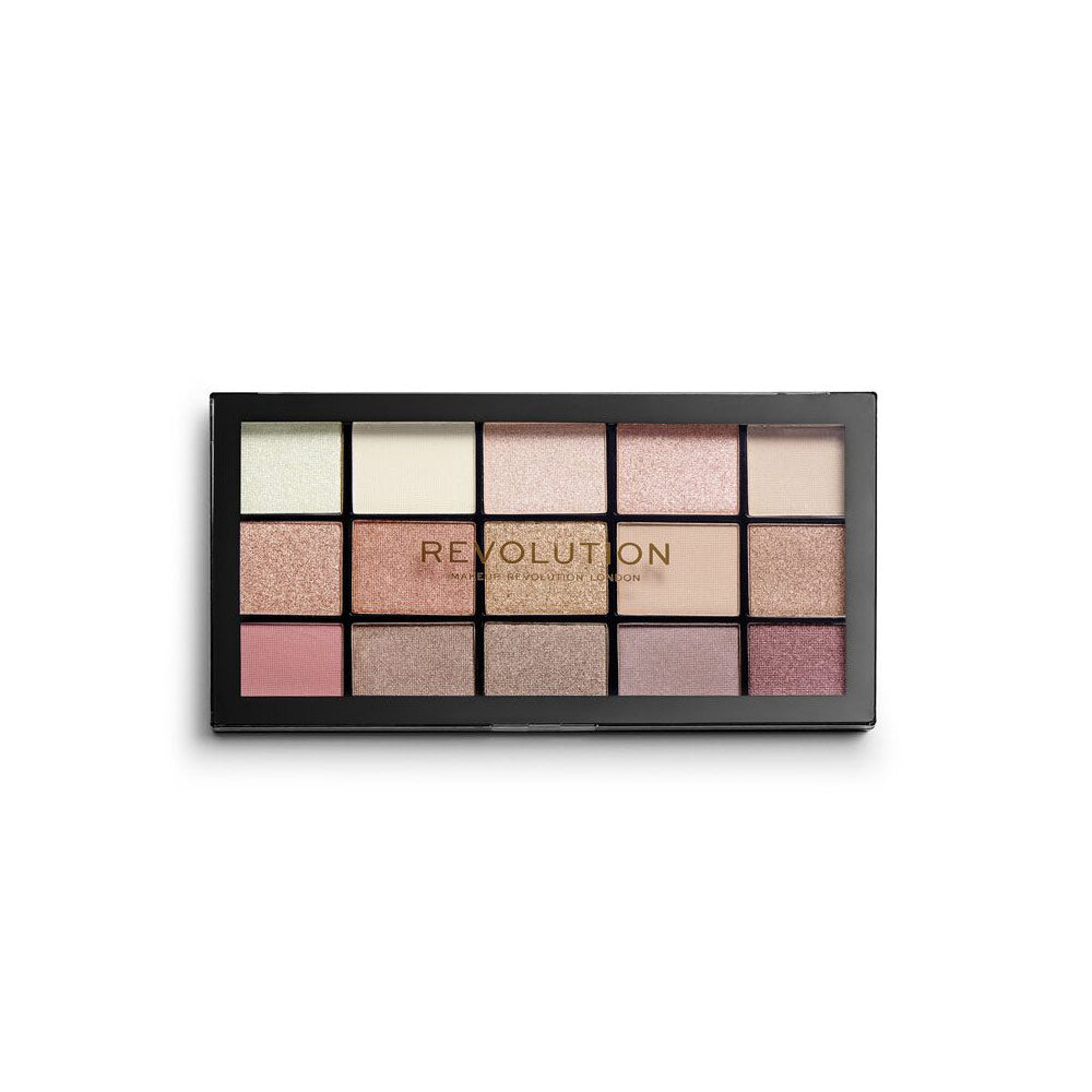 Makeup Revolution Reloaded paleta farduri Iconic, 15 nuante