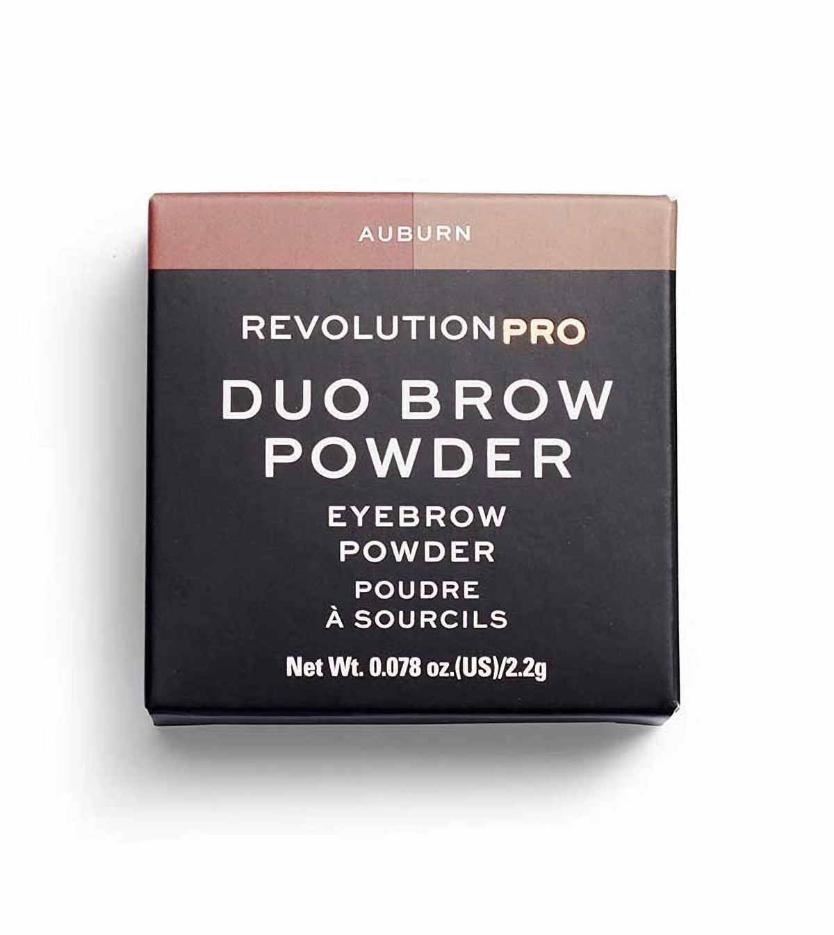 Makeup Revolution Pro pudra de sprancene Auburn, 2.2 g