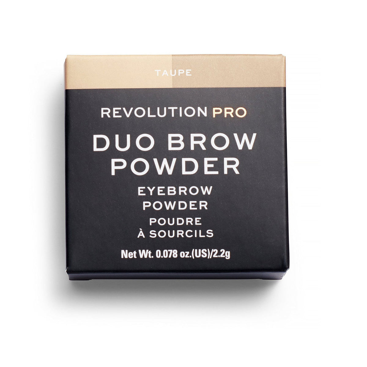 Makeup Revolution Pro pudra de sprancene Taupe, 2.2 g