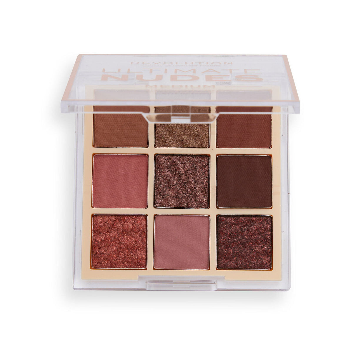 Makeup Revolution Ultimate Nudes paleta farduri Medium, 8.1 g