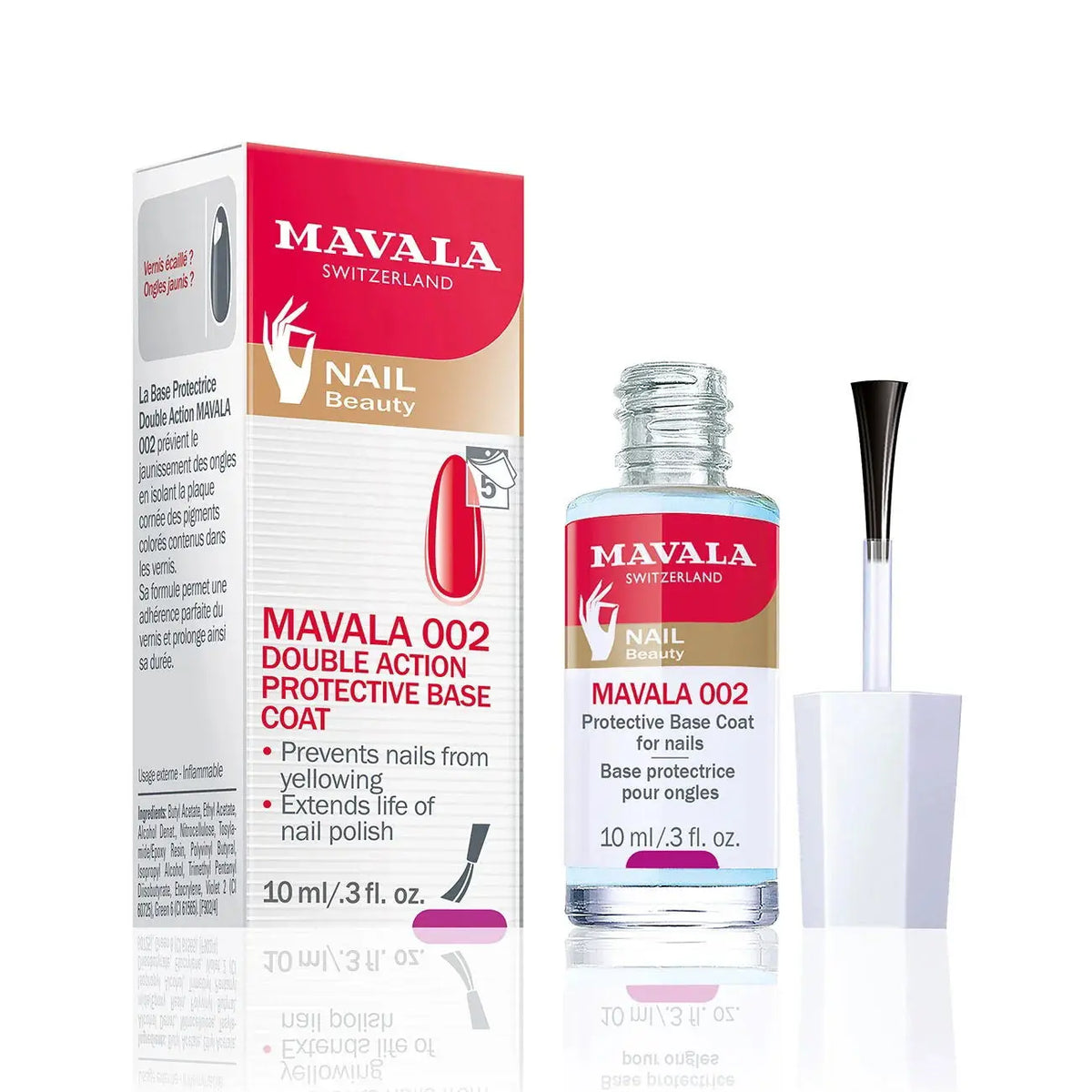 Mavala 002 baza protectoare si fortifianta pentru unghii, 10 ml Mavala