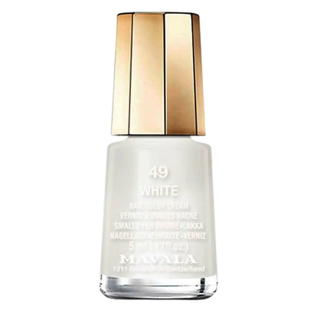Mavala oja cu luciu intens 49 White, miniatura 5 ml Mavala