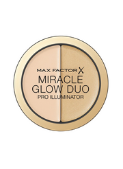 Max Factor Miracle Glow Duo iluminator pudra 10 Light, 11 g