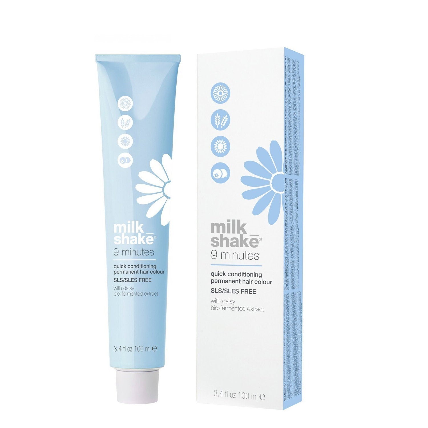 Milk Shake, 9 Minutes, Vopsea permanentă de păr, 8.1 , 100 ml