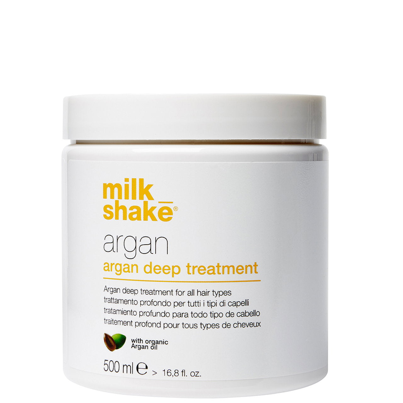 Milk Shake, Argan, Ulei de argan organic, Tratament cu cremă pentru păr, Pentru hrănire, 500 ml