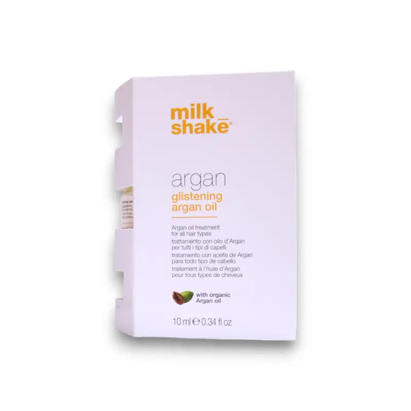 Milk Shake, Argan, Ulei de argan organic, Tratament cu ulei pentru păr, Condiție și hrănire, 10 ml