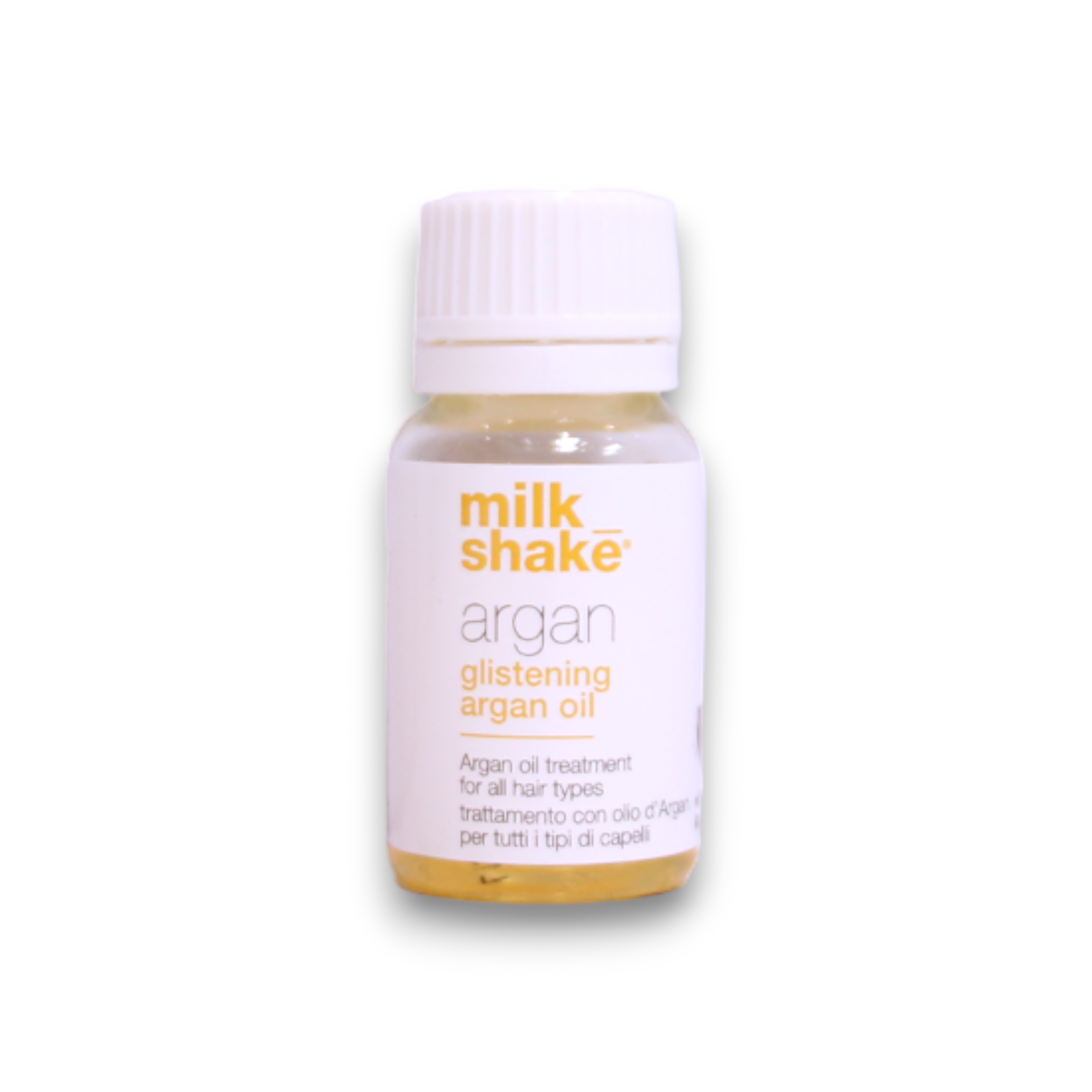 Milk Shake, Argan, Ulei de argan organic, Tratament cu ulei pentru păr, Condiție și hrănire, 10 ml