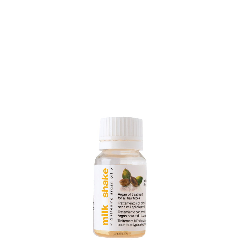 Milk Shake, Argan, Ulei de argan organic, Tratament cu ulei pentru păr, Condiție și hrănire, 10 ml