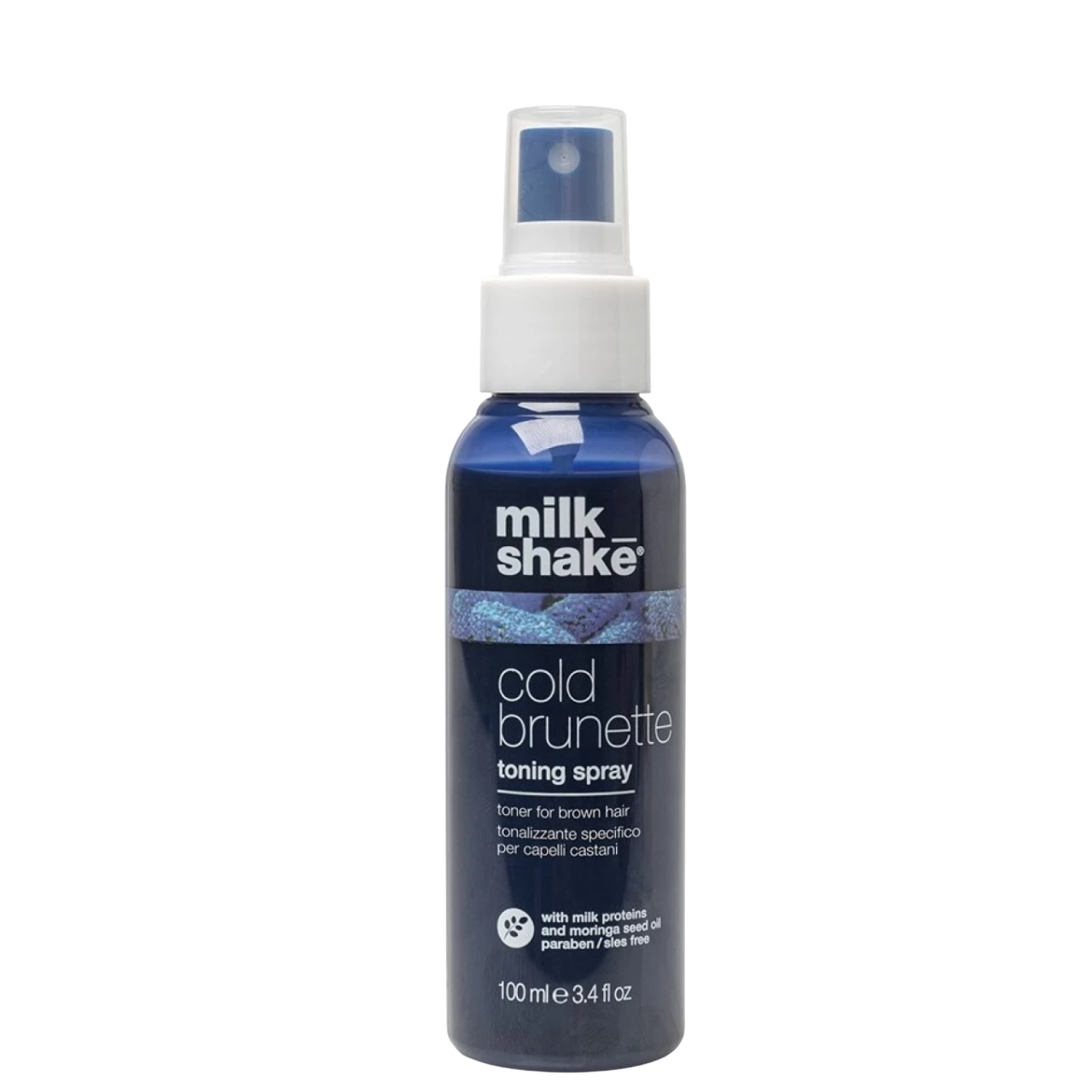Milk Shake, Cold Brunette, Spray de tonifiere a părului, Pentru păr brunet, 100 ml