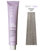 Milk Shake, Creative, Fără SLS/SLES, Vopsea permanentă de păr, 12.1112AA Intense Ash, 100 ml