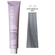 Milk Shake, Creative, Fără SLS/SLES, Vopsea permanentă de păr, .17.AV Light Metallic Grey, 100 ml