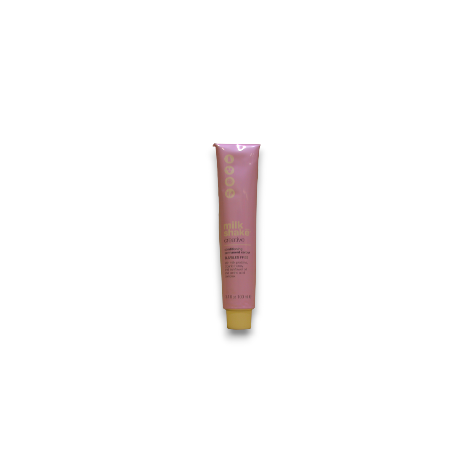 Milk Shake, Creative, Fără SLS/SLES, Vopsea permanentă de păr, 7.17A Medium Ash Blond, 100 ml