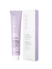 Milk Shake, Creative, Fără SLS/SLES, Vopsea permanentă de păr, 7.117AA Intense Ash Medium Blond, 100 ml