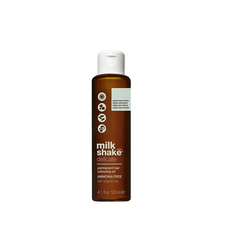 Milk Shake, Delicate, Fără amoniac, Ulei de colorare permanentă a părului, Level 7 Hazelnut, 120 ml