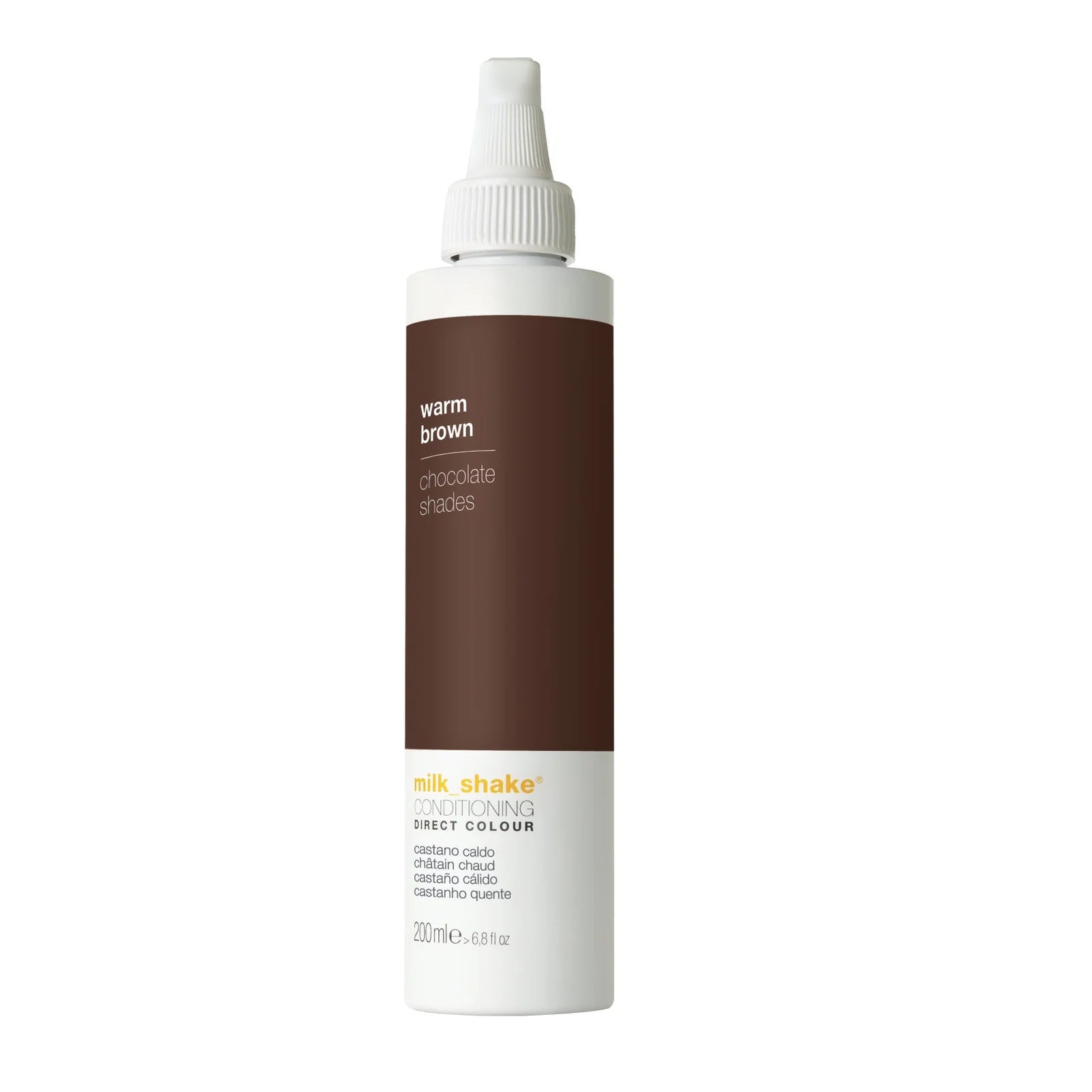 Milk Shake, Direct Colour, Fără amoniac, Balsam pentru culoarea părului,  Warm Brown, 200 ml