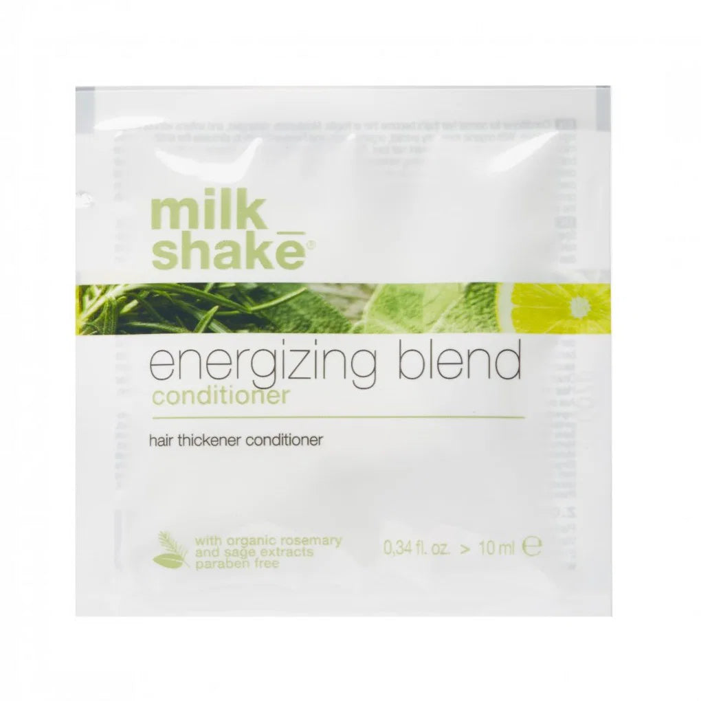 Milk Shake, Energizing Blend, Fără parabeni, Balsam de păr, Îngroșare, 10 ml