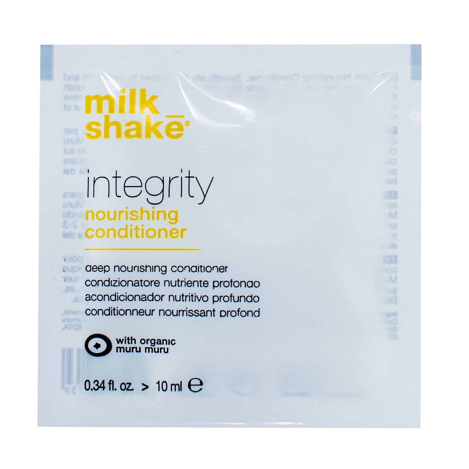 Milk Shake, Integrity, Fără sulfați, Balsam de păr, Pentru hrănire, 10 ml