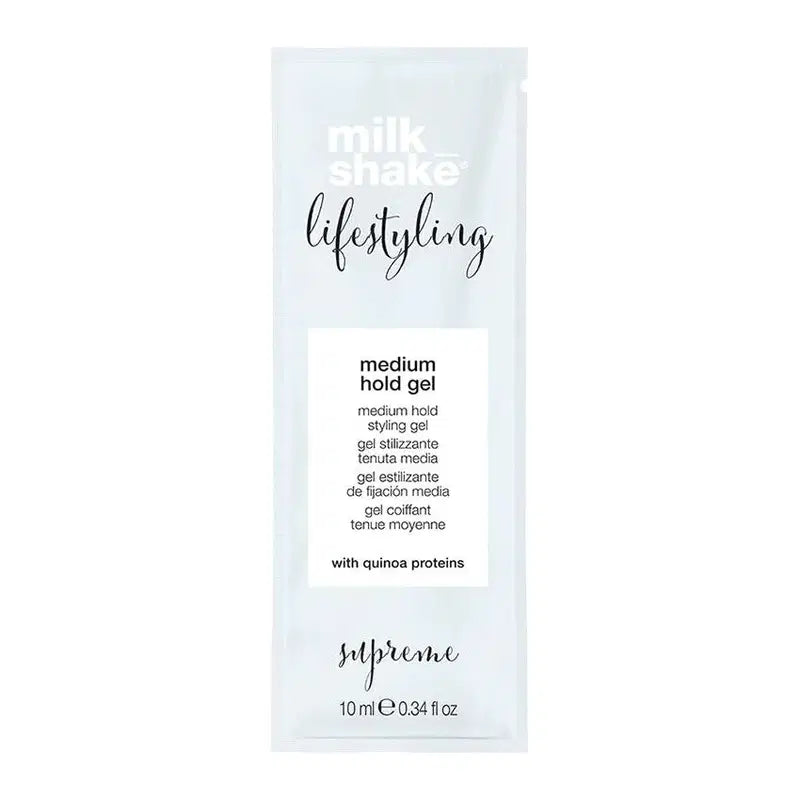 Milk Shake, Lifestyling, Filtru UV, Gel de coafat, Pentru styling, Fixare medie, 10 ml
