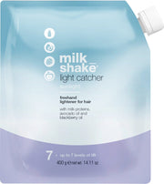 Milk Shake, Light Catcher, Up to 7 Levels of Lift, Pudră oxidantă pentru păr, 400 g