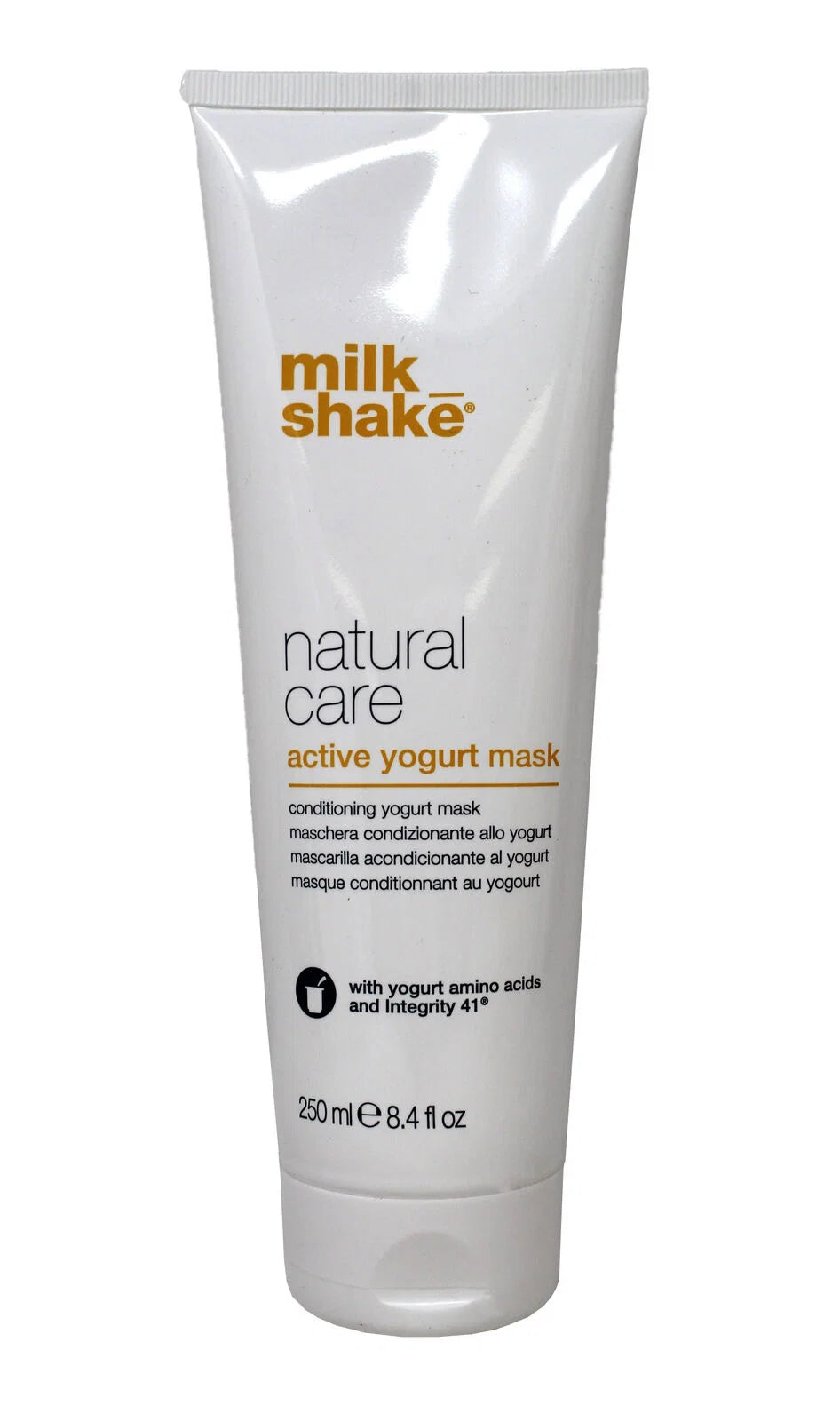 Milk Shake, Natural Care Active Yogurt, Mască cremă pentru tratamentul părului, Pentru protecția culorii, 250 ml