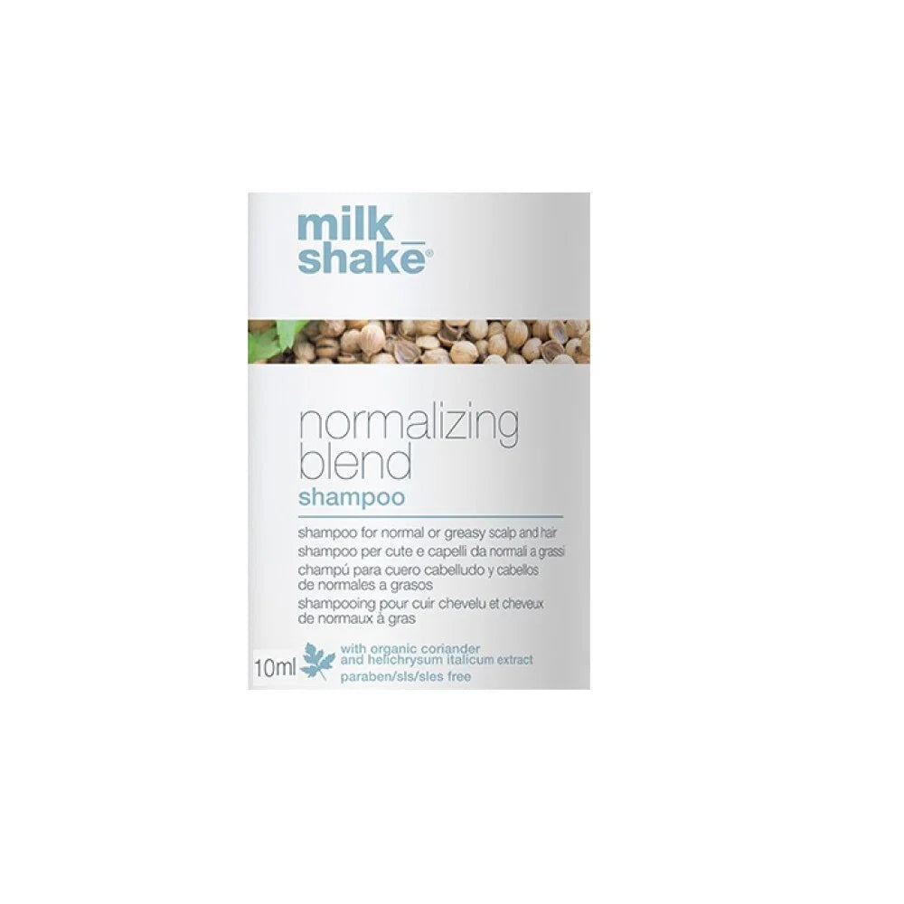 Milk Shake, Normalizing Blend, Fără SLS/SLES, Șampon pentru păr, Pentru curățare, 10 ml