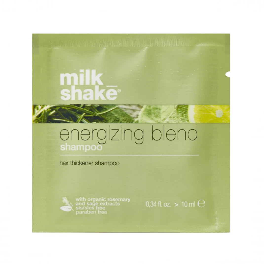 Milk Shake, Energizing Blend, Fără sulfați, Șampon pentru păr, Îngroșare, 10 ml