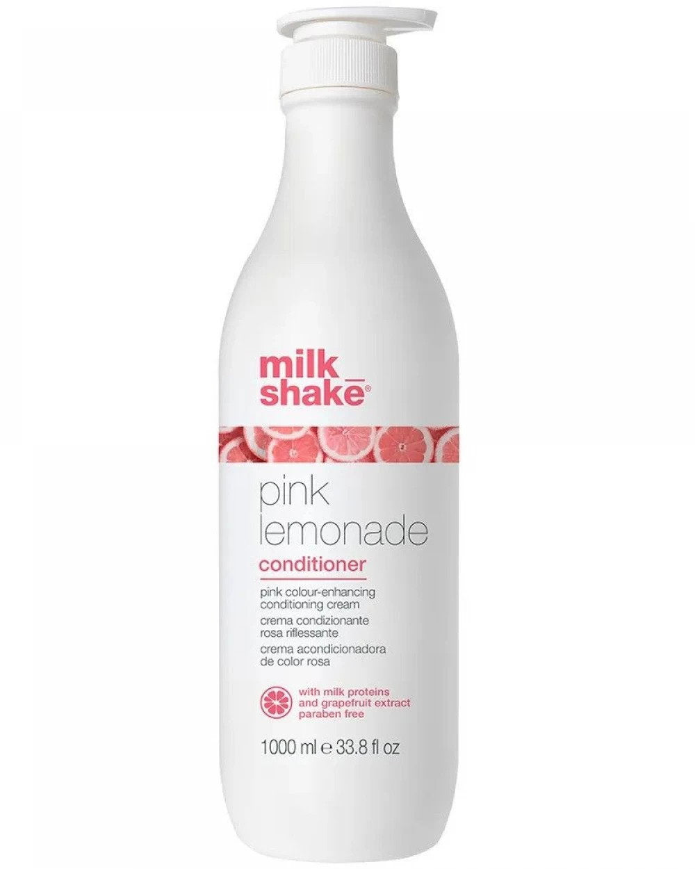 Milk Shake, Pink Lemonade, Proteine din lapte, Balsam pentru culoarea părului,  Pink, Colorare, 1000 ml