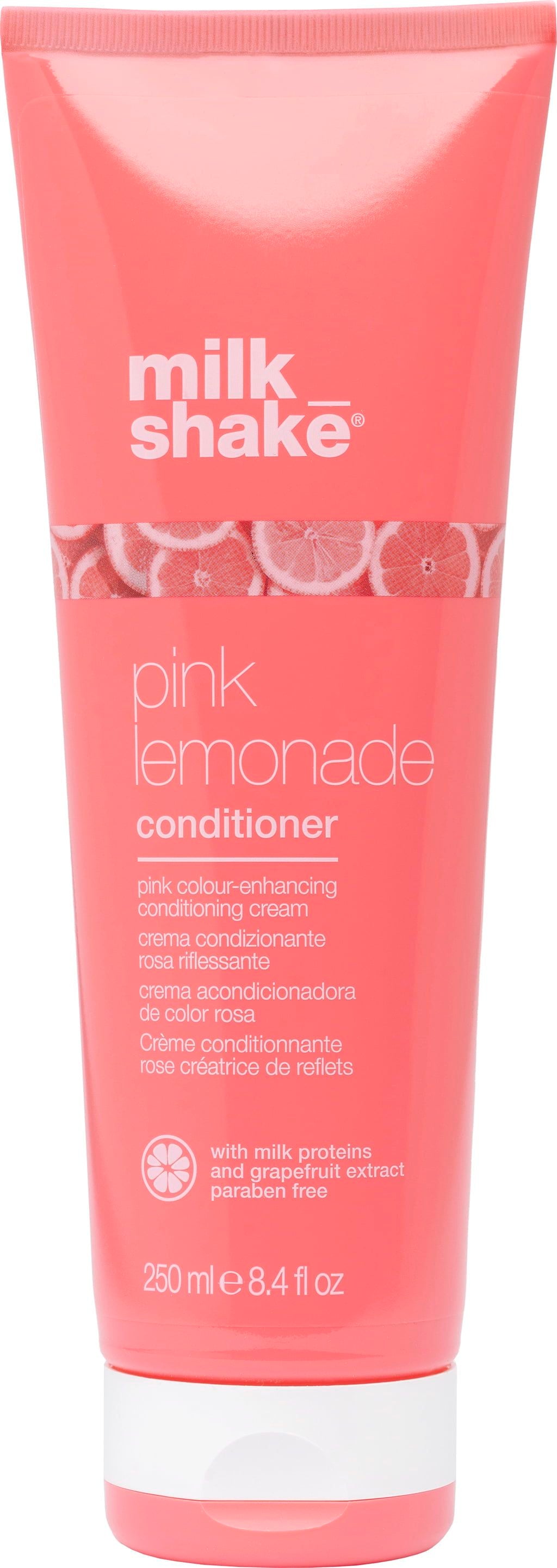 Milk Shake, Pink Lemonade, Proteine din lapte, Balsam pentru culoarea părului,  Pink, Colorare, 250 ml