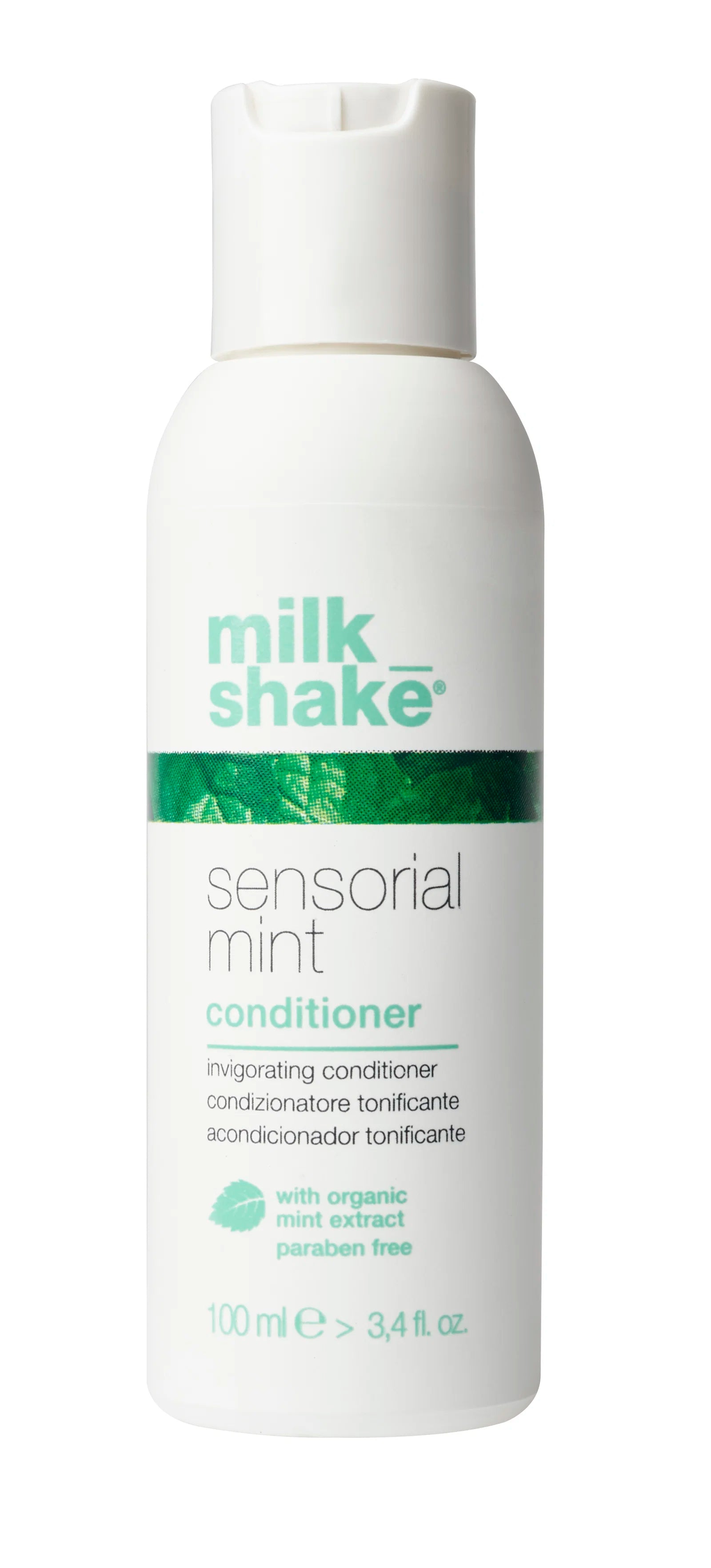 Milk Shake, Sensorial Mint, Fără parabeni, Balsam de păr, Înviorător, 100 ml