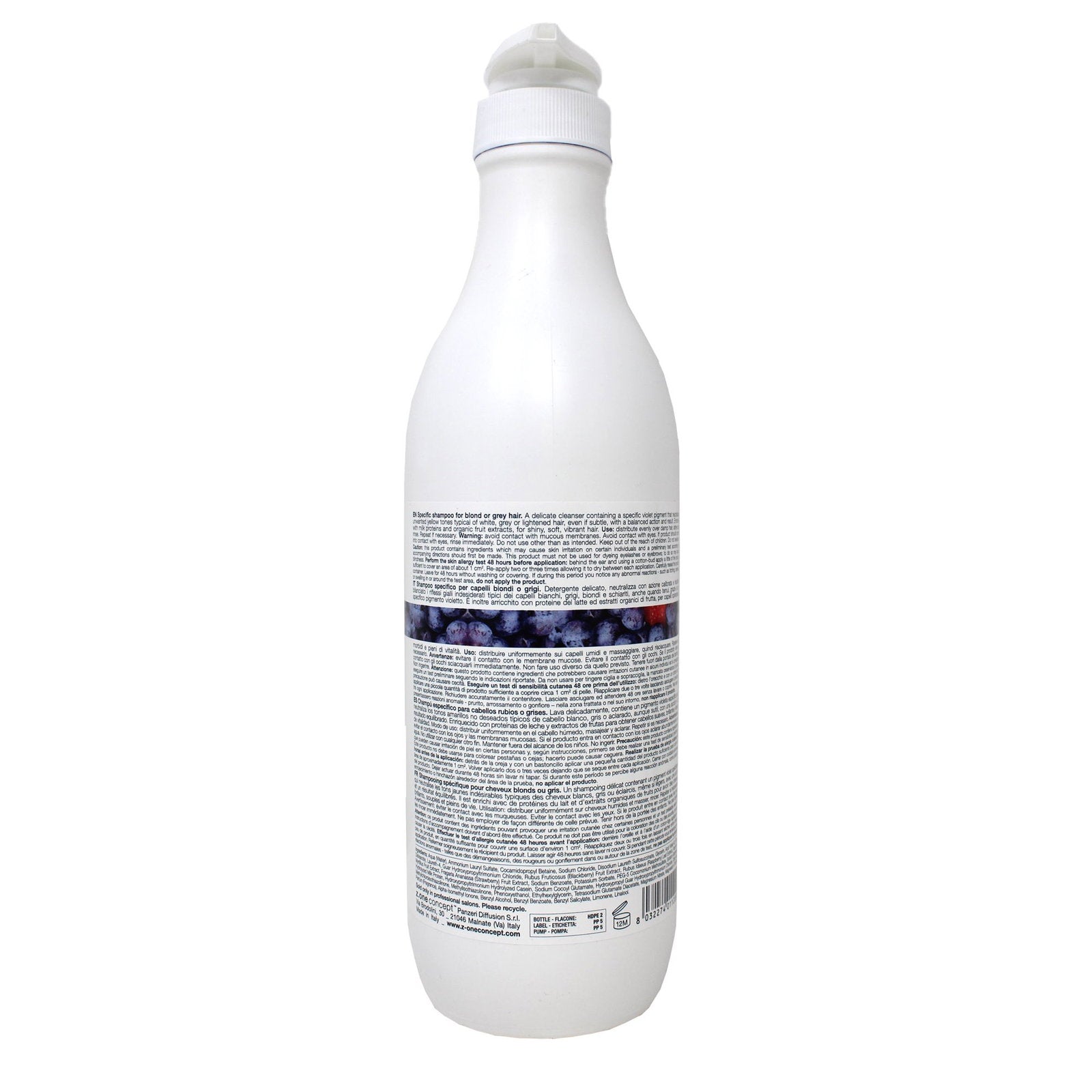 Milk Shake, Silver Shine, Fără sulfați, Șampon pentru păr, Pentru neutralizarea tonurilor galbene, 1000 ml