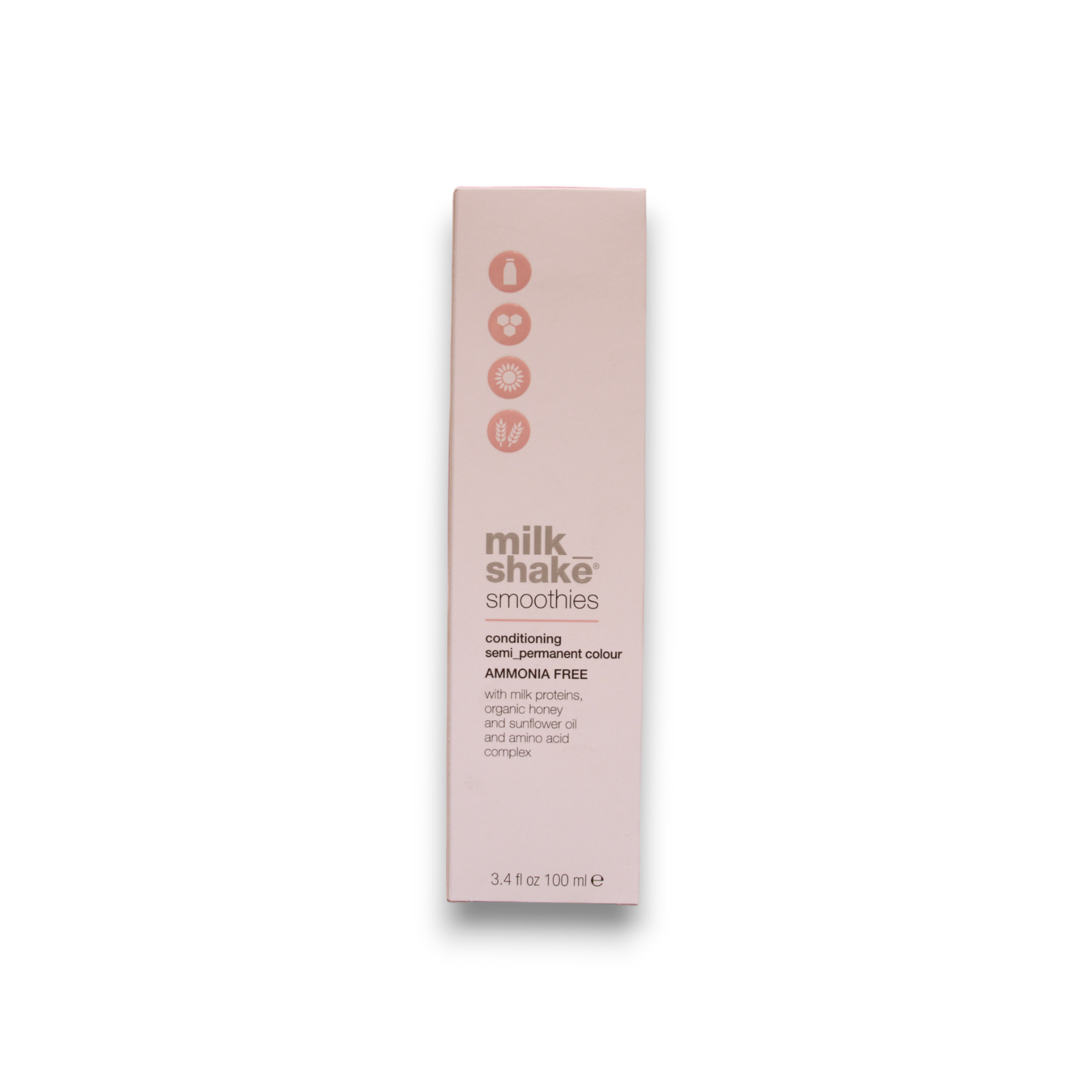 Milk Shake, Smoothies, Fără amoniac, Vopsea de păr semi-permanentă, 5.65R , 100 ml
