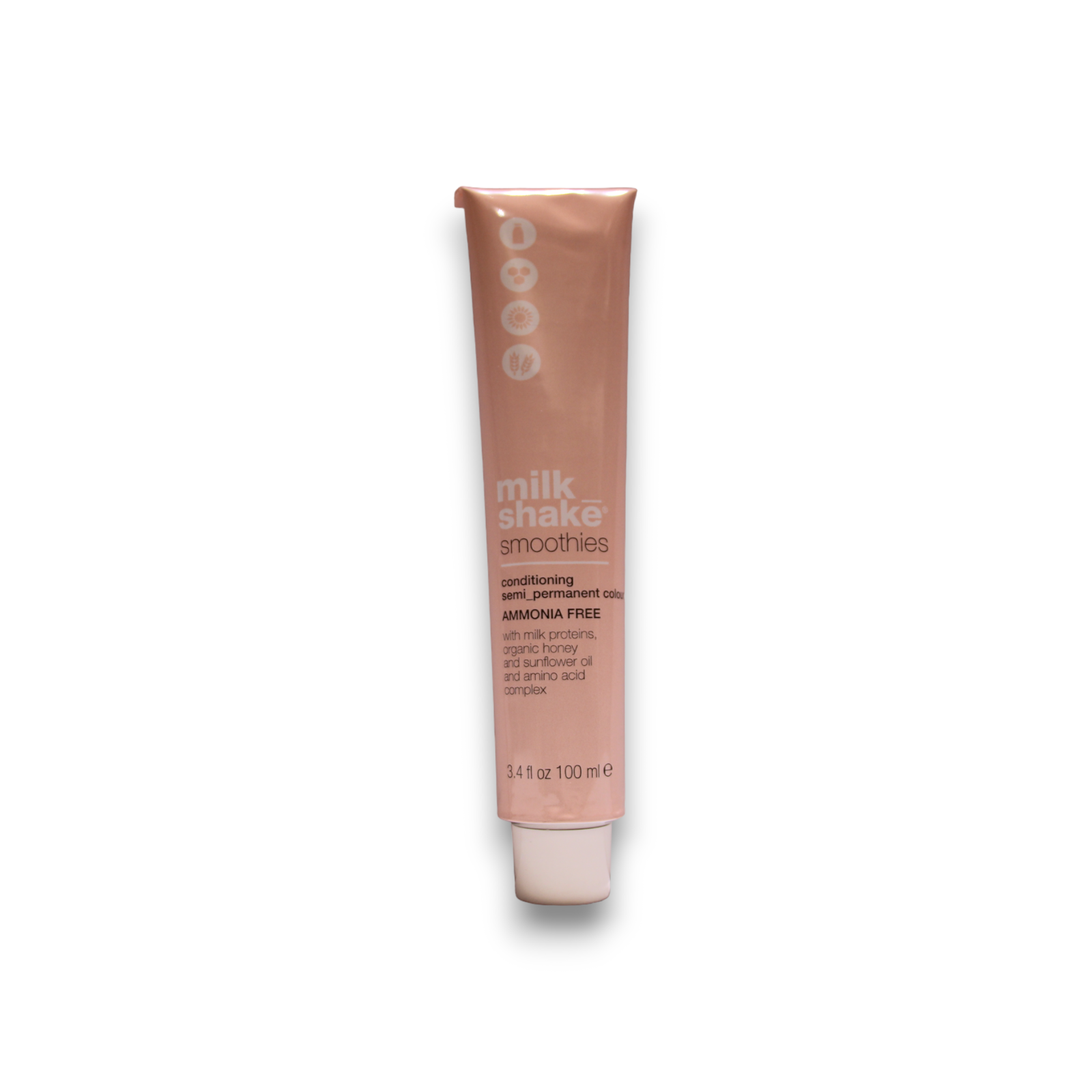 Milk Shake, Smoothies, Fără amoniac, Vopsea de păr semi-permanentă, 6.66R Dark Blonde Red, 100 ml