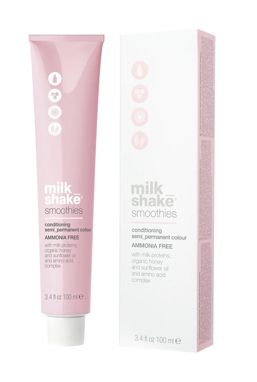 Milk Shake, Smoothies, Vopsea de păr semi-permanentă, 5.16 Praline Chocolate, 100 ml