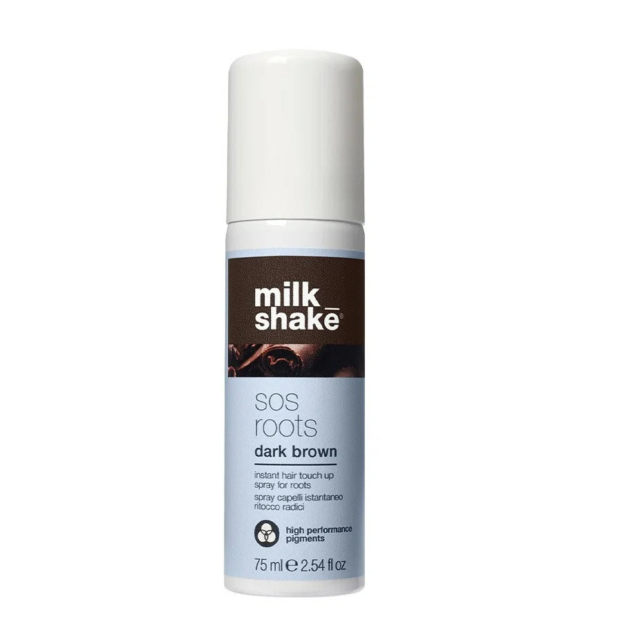 Milk Shake, Sos Roots, Spray pentru retușul rădăcinilor,  Dark Brown, 75 ml