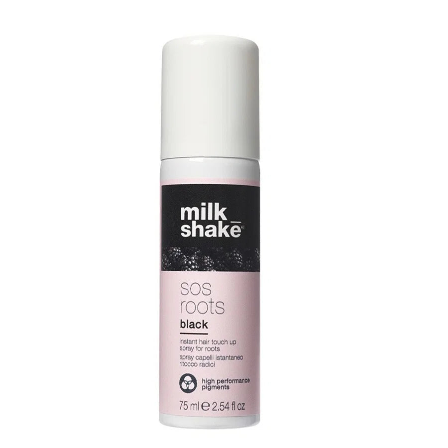 Milk Shake, Sos Roots, Spray pentru retușul rădăcinilor,  Black, 75 ml
