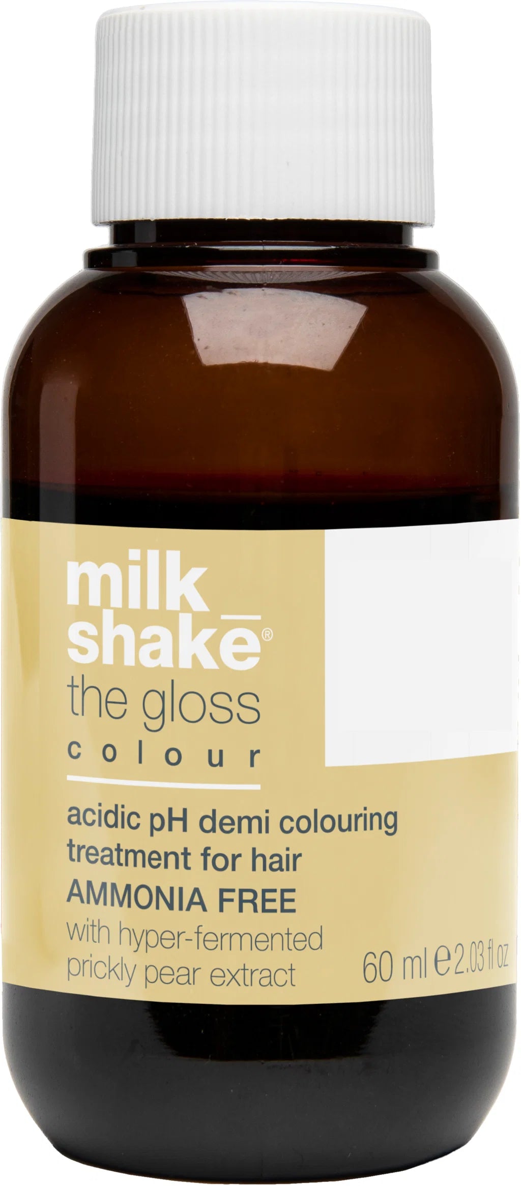 Milk Shake, The Gloss, Fără amoniac, Vopsea de păr demi-permanentă, 10.1110AA Intense Ash Platinum Lightest Blond, 60 ml