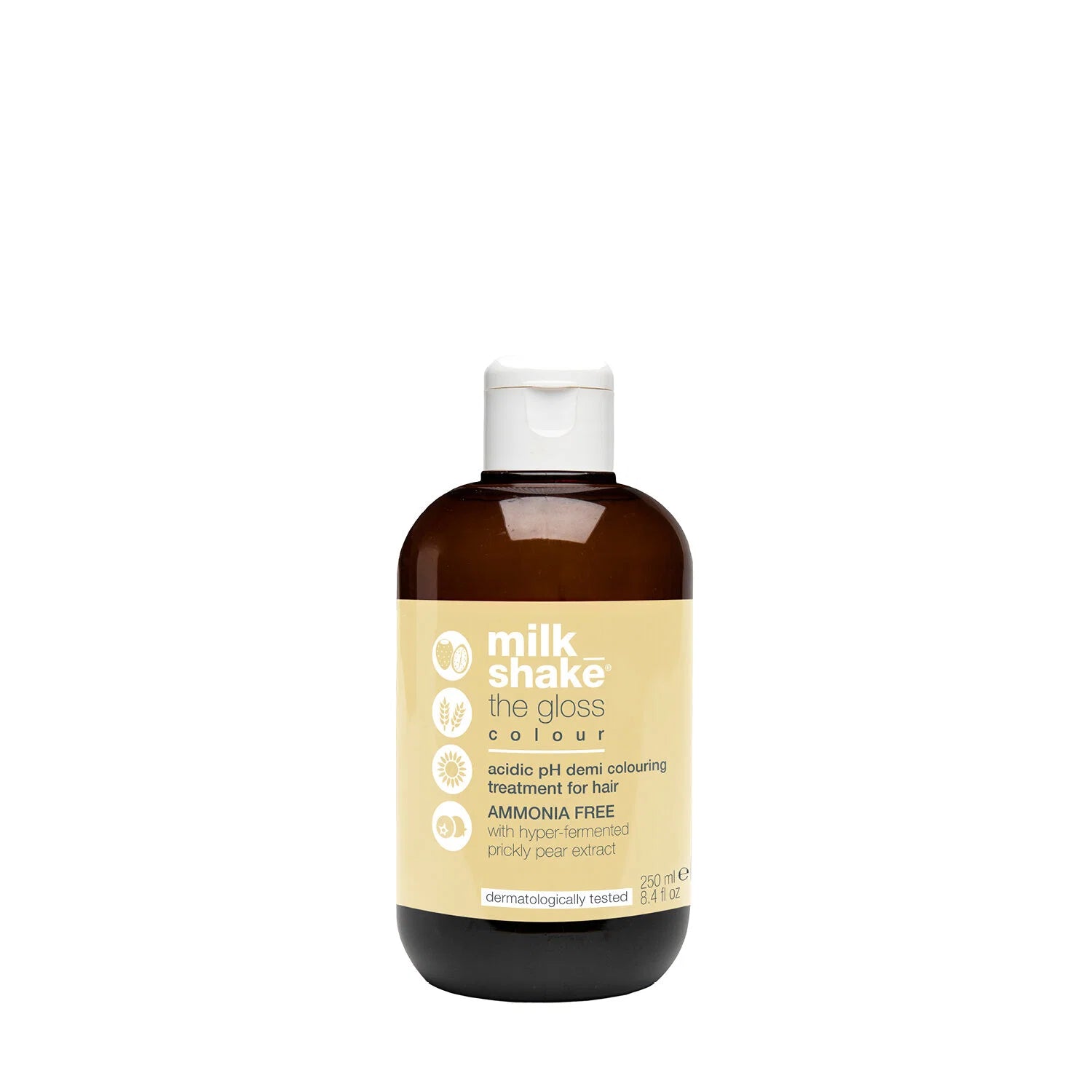 Milk Shake, The Golss Acidic pH, Vopsea de păr demi-permanentă, 5 Castano Chiaro, 60 ml