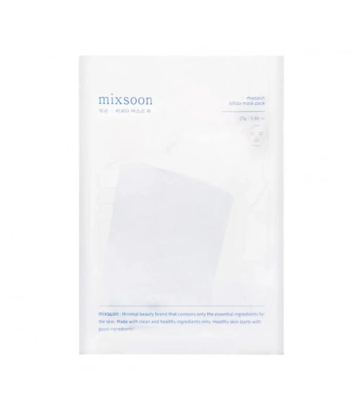 Mixsoon Bifida Masca servetel calmanta si reparatoare, 25 g Mixsoon
