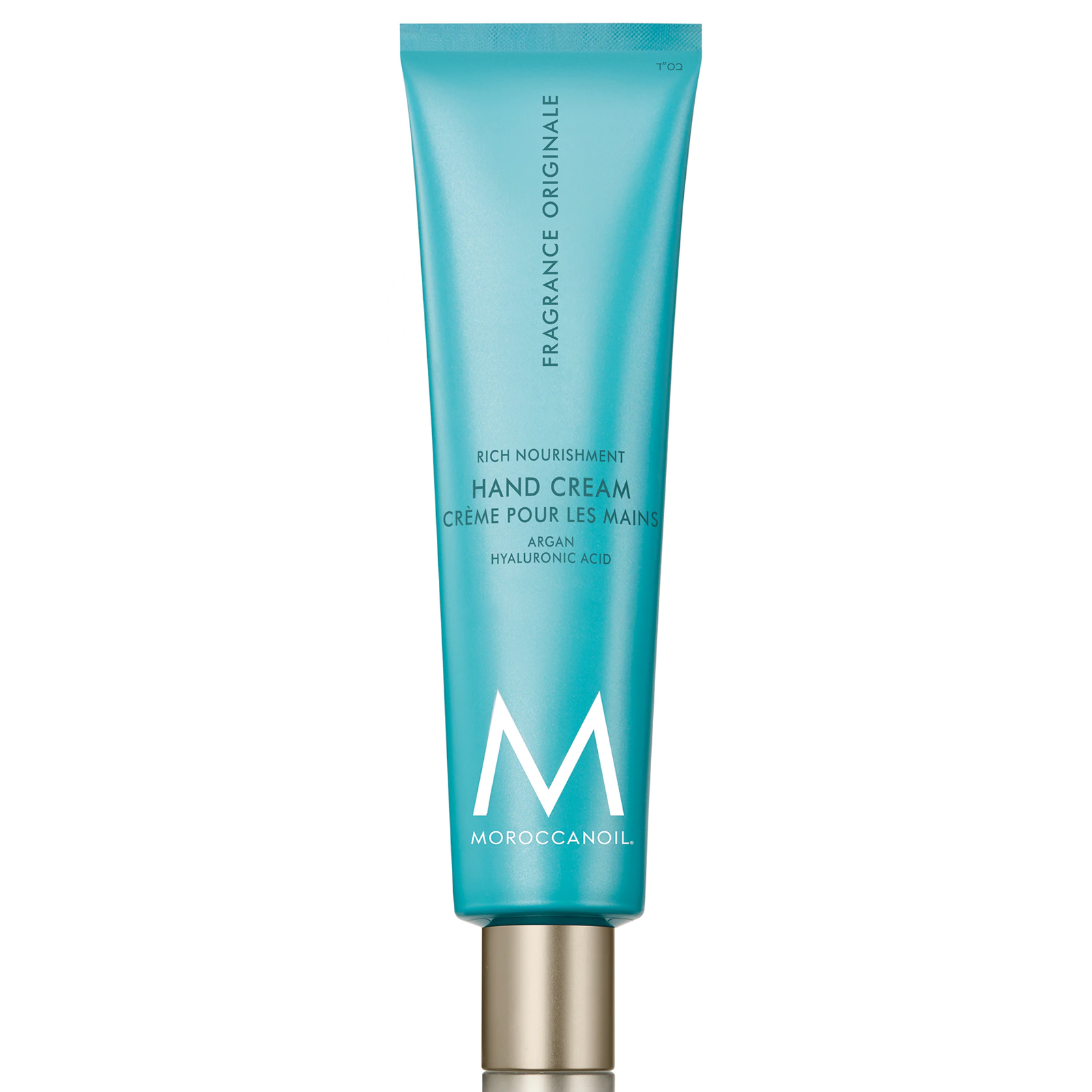 Moroccanoil, Fragrance Originale, Acid hialuronic, Hrănitor, Cremă pentru mâini, Chihlimbar și floral dulce, 100 ml