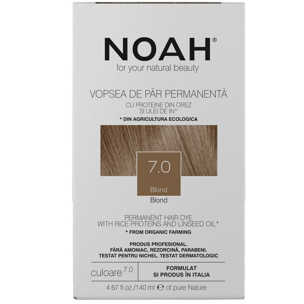 Noah vopsea de par permanenta 7.0 Blond, 140 ml