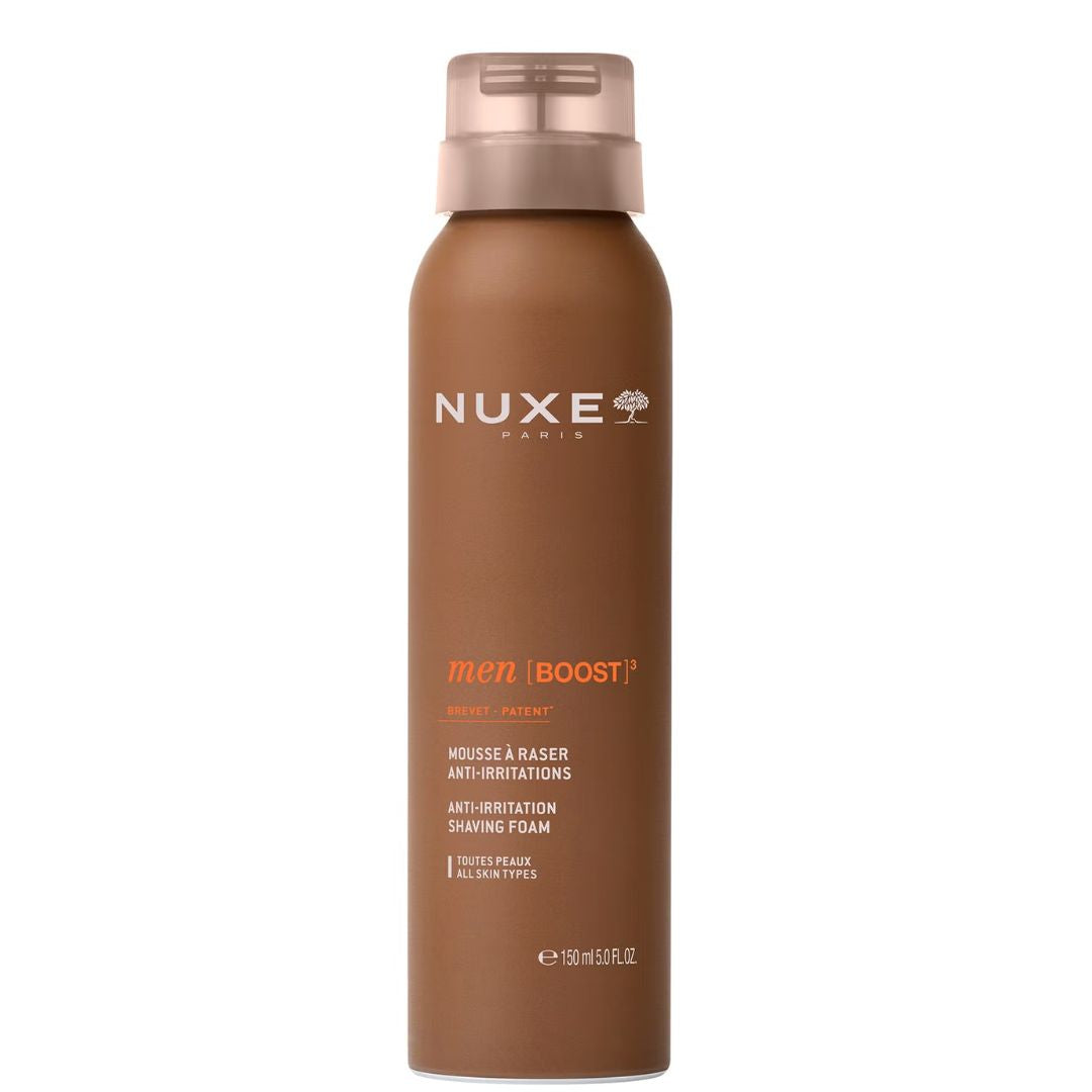 Nuxe Men Boost spuma de ras anti-iritatii, 150 ml