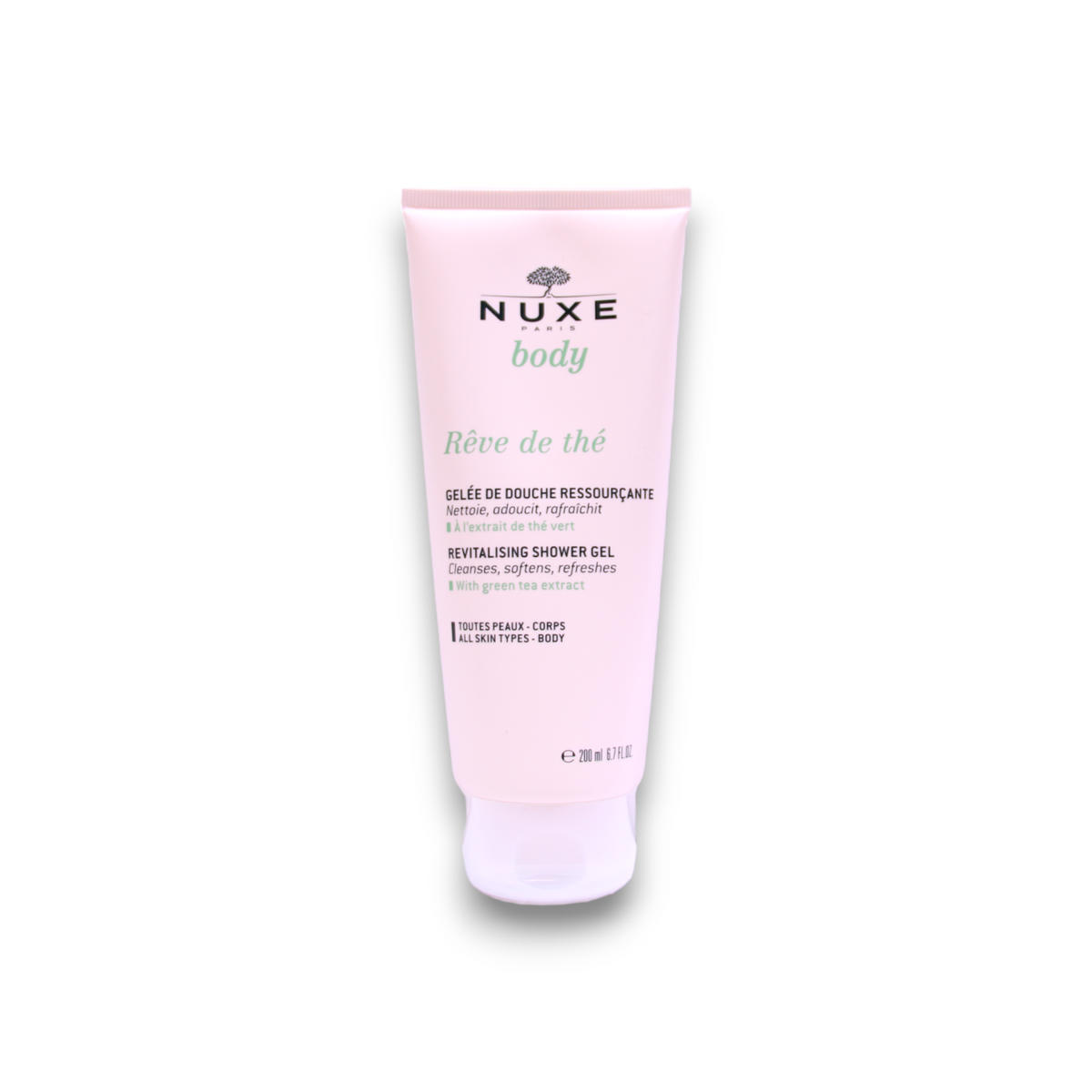 Nuxe Reve de The gel de dus revitalizant corp, 200 ml