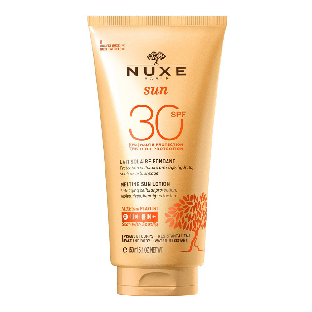 Nuxe Sun Delicious lotiune cu protectie solara SPF 30, tester 150 ml