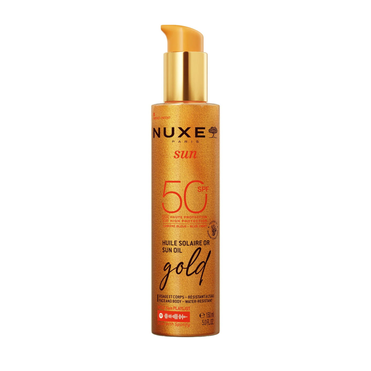 Nuxe Sun Gold ulei bronzant SPF 50, 150 ml