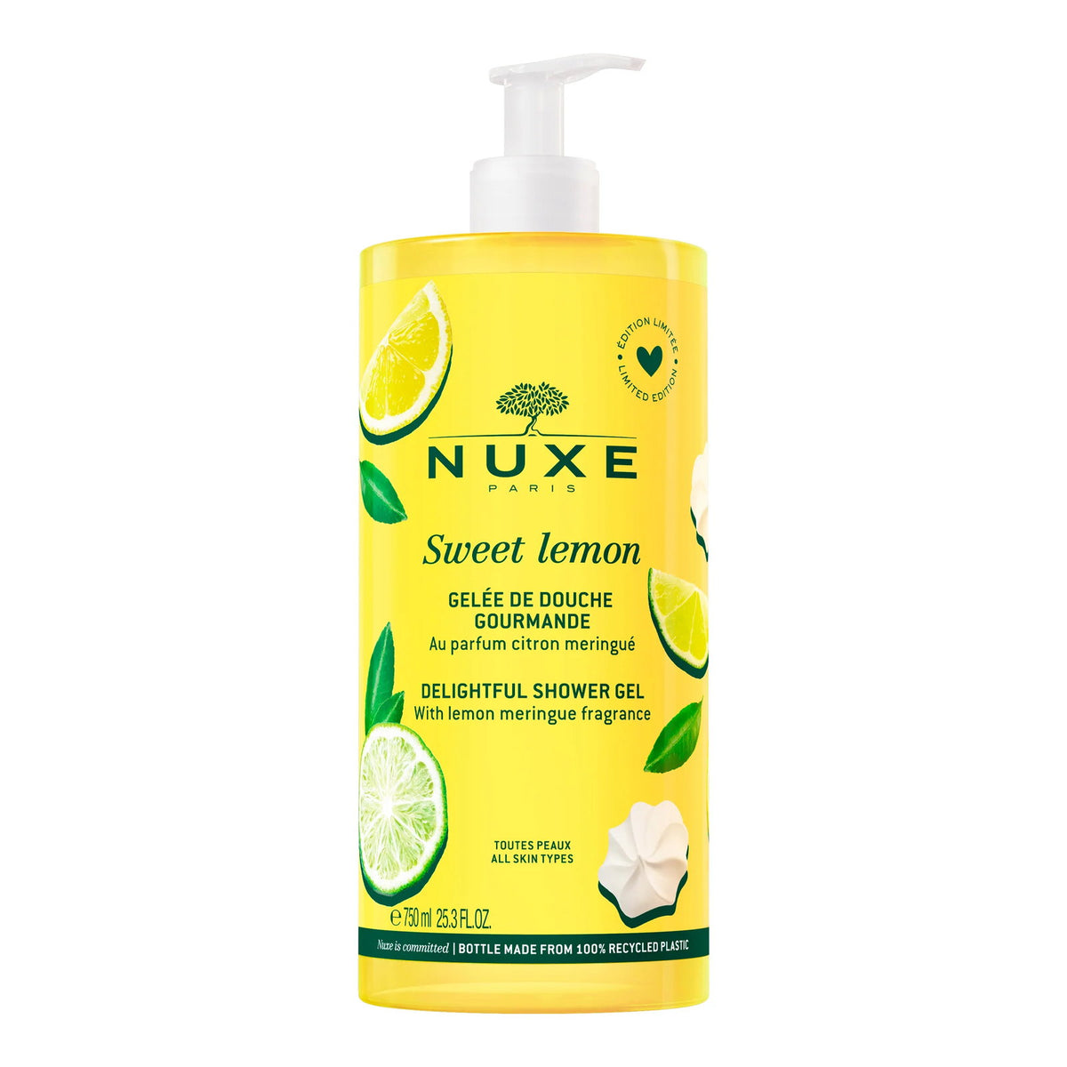 Nuxe Sweet Lemon gel de dus, 750 ml
