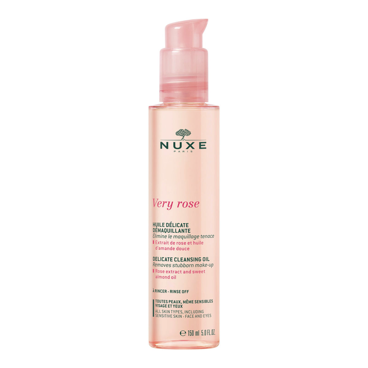 Nuxe Very Rose ulei de curatare fata, 150 ml
